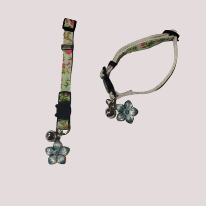Collier pour chat anti étranglement à motif fleur, vue 3