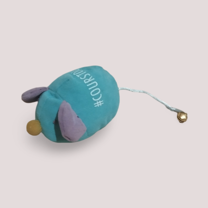 Souris en tissu à grelot pour chat, vue 2