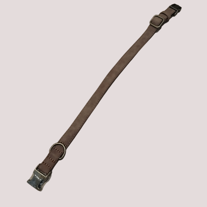 Collier pour chien en imitation alcantara, vue 2