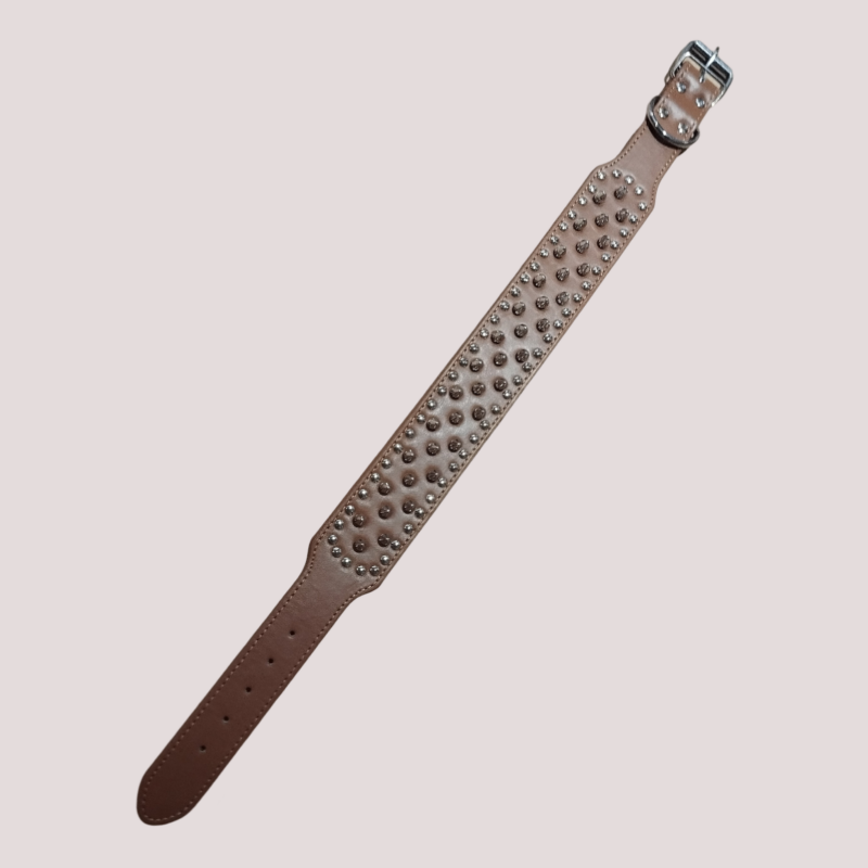 Collier à clou pour chien en cuir synthétique, vue 2