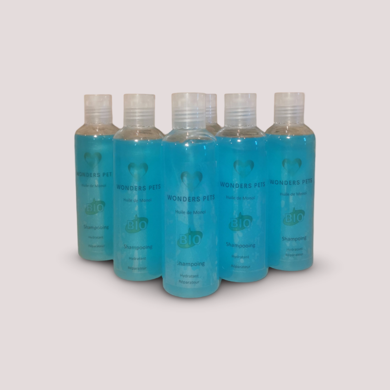 Shampooing pour chien et chat, 200 ml, Monoi