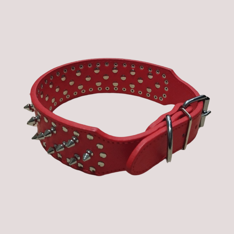 Collier à clou pour chien en cuir synthétique, vue 9