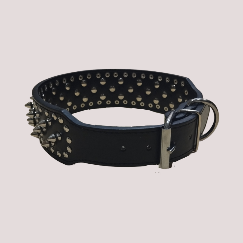 Collier à clou pour chien en cuir synthétique, vue 5