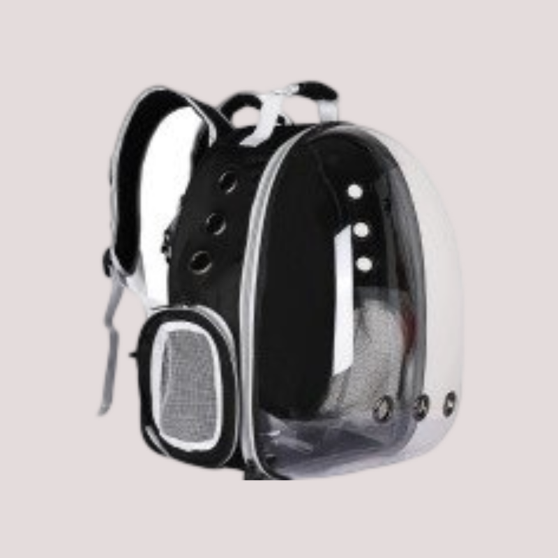 Sac à dos de transport pour chat, respirant, Bulle integrale