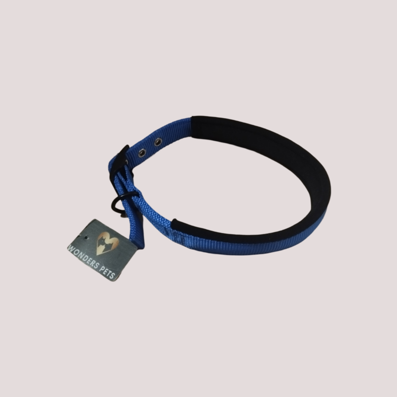 Collier épais pour chien en tissu et polyester, vue 1