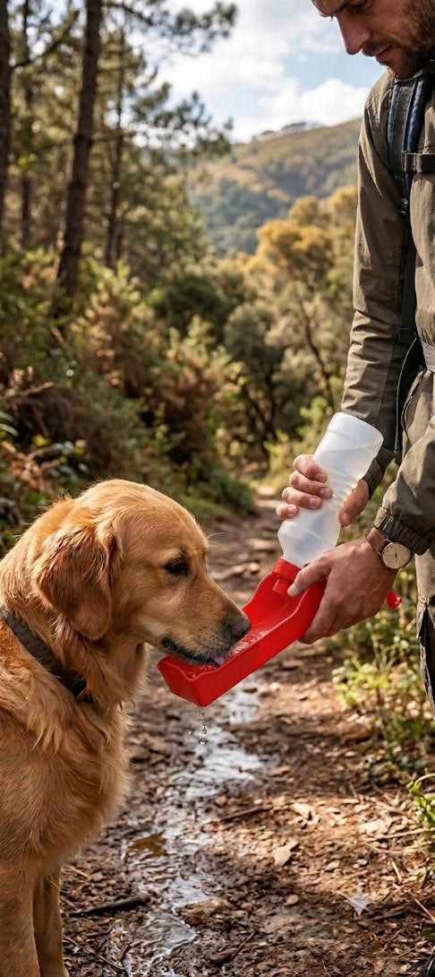 gourdes d'eau pour chien