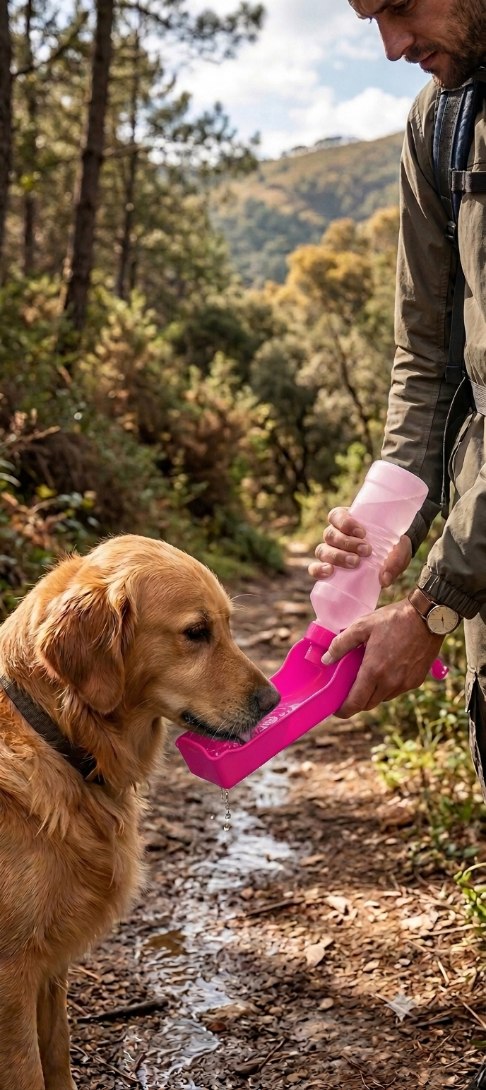 gourdes d'eau pour chien