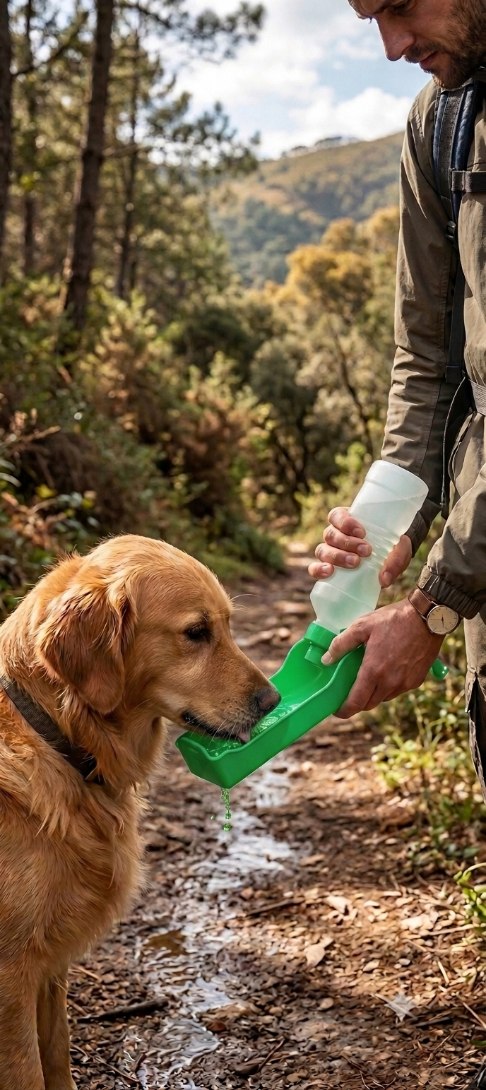 gourdes d'eau pour chien